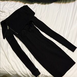 Forever 21 Black Off-Shoulder Dress